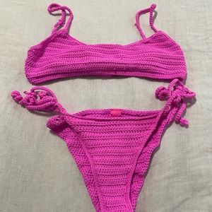 Skims Crochet Bikini - Taffy